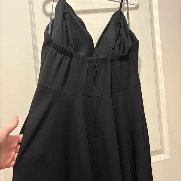 Black Hi-Lo 1X Dress - Picture 4 of 11